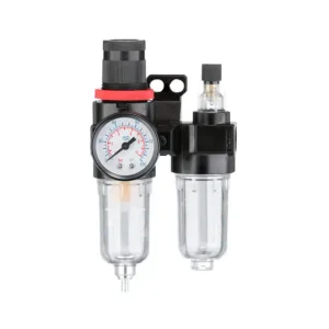 Блок підготовки повітря 1/4", 20 мкм, до 12 атм, до 400 л/хв, регулятор тиску INTERTOOL (PT-1431) UA