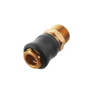 Швидкороз'ємне з'єднання із зовнішньою різьбою 1/2 ", латунь INTERTOOL (PT-1817) UA