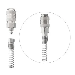 Швидкороз'ємне з'єднання з пружиною для спіральних і прямих шлангів 5,5×8 мм INTERTOOL (PT-1830) UA