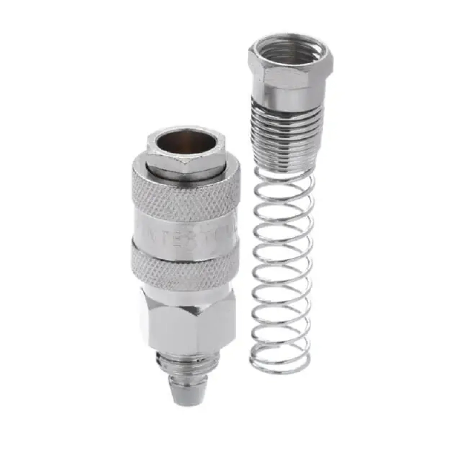 Швидкороз'ємне з'єднання з пружиною для спіральних і прямих шлангів 6,5×10 мм INTERTOOL (PT-1831) UA