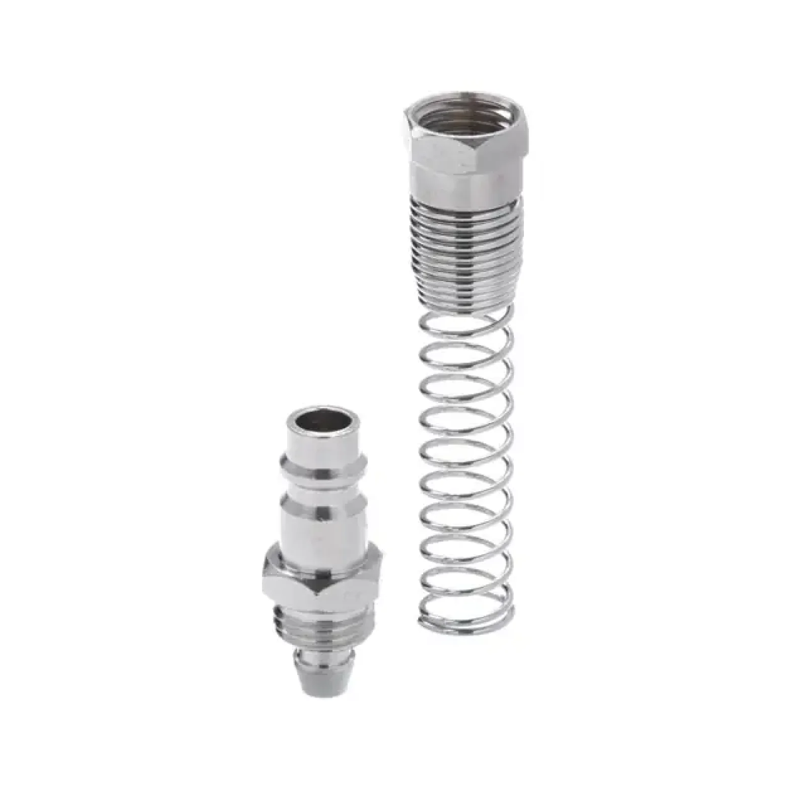 Перехідник з пружиною зі спірального або прямого шланга 6,5×10 мм на відповідну частину швидкороз'ємного з'єднання INTERTOOL (PT-1836) UA