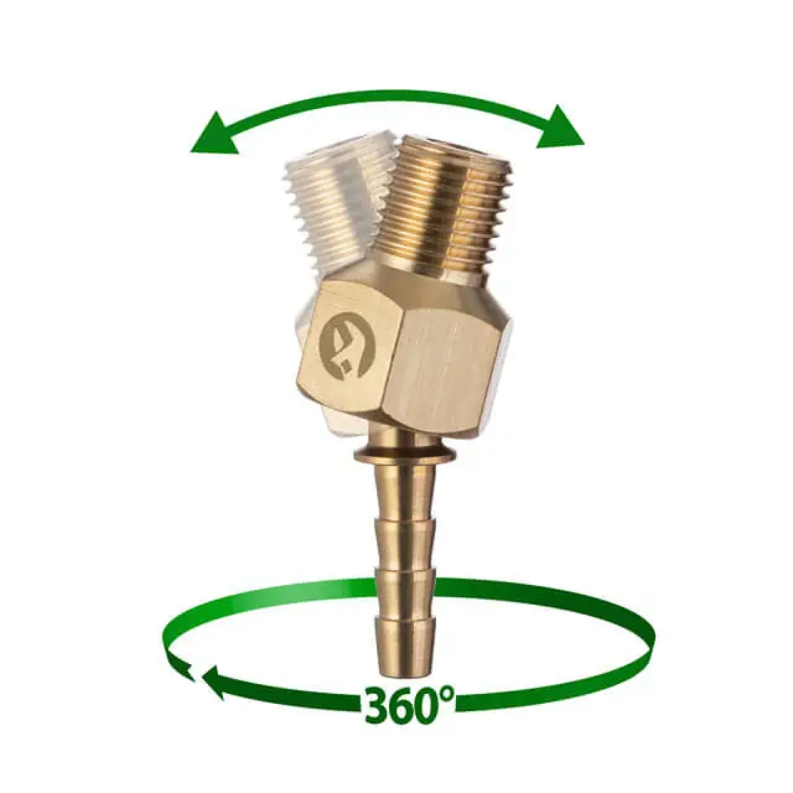 Шарнір поворотний, зовнішня різьба 1/4