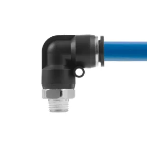 З'єднання цангове L-образне для поліуретанових та ін. шлангів 12 мм, 1/4