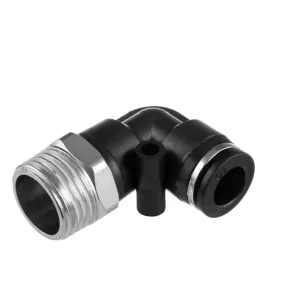 З'єднання цангове L-образне для поліуретанових та ін. шлангів 10 мм, 1/2" зовнішня різьба INTERTOOL (PT-2343) UA