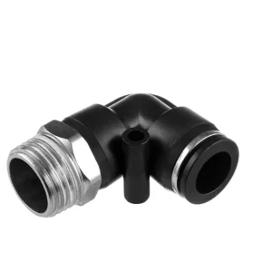 З'єднання цангове L-образне для поліуретанових та ін. шлангів 12 мм, 1/2" зовнішня різьба INTERTOOL (PT-2344) UA