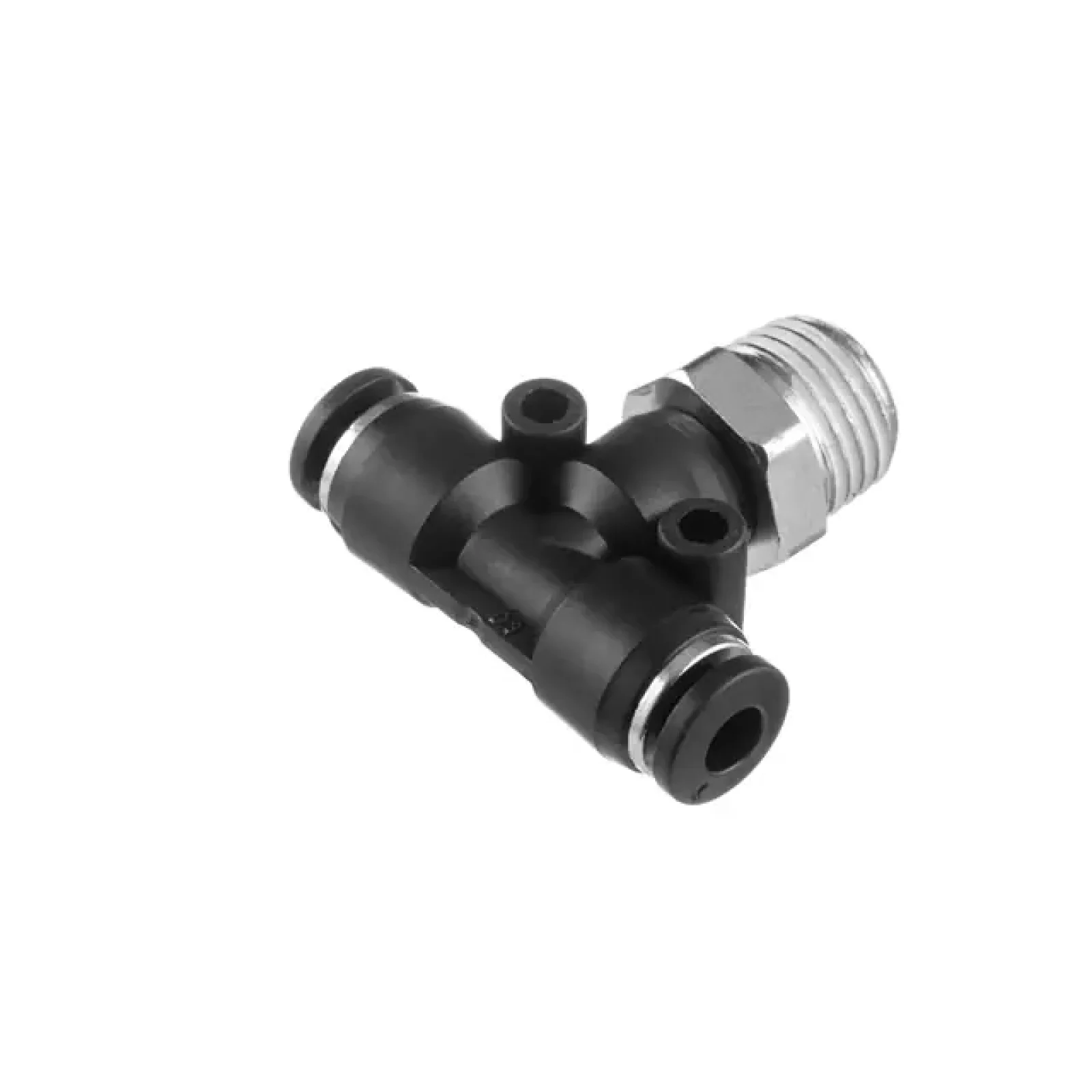 З'єднання цангове Т-образне для поліуретанових та ін. шлангів 4×4 мм, 1/4