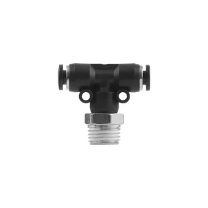 З'єднання цангове Т-образне для поліуретанових та ін. шлангів 4×4 мм, 1/4