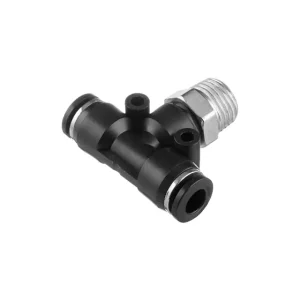 З'єднання цангове Т-образне для поліуретанових та ін. шлангів 6×6 мм, 1/4