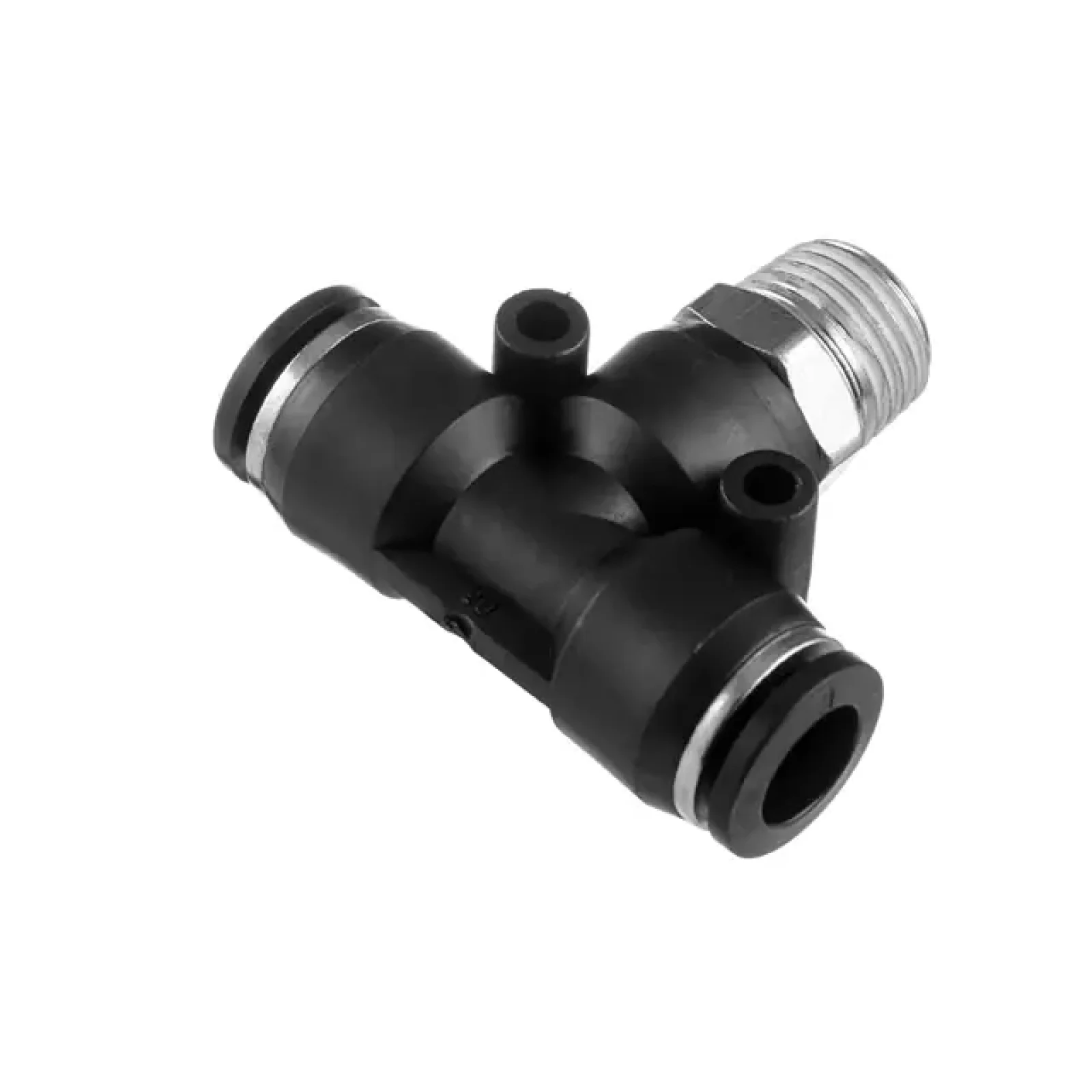 З'єднання цангове Т-образне для поліуретанових та ін. шлангів 8×8 мм, 1/4