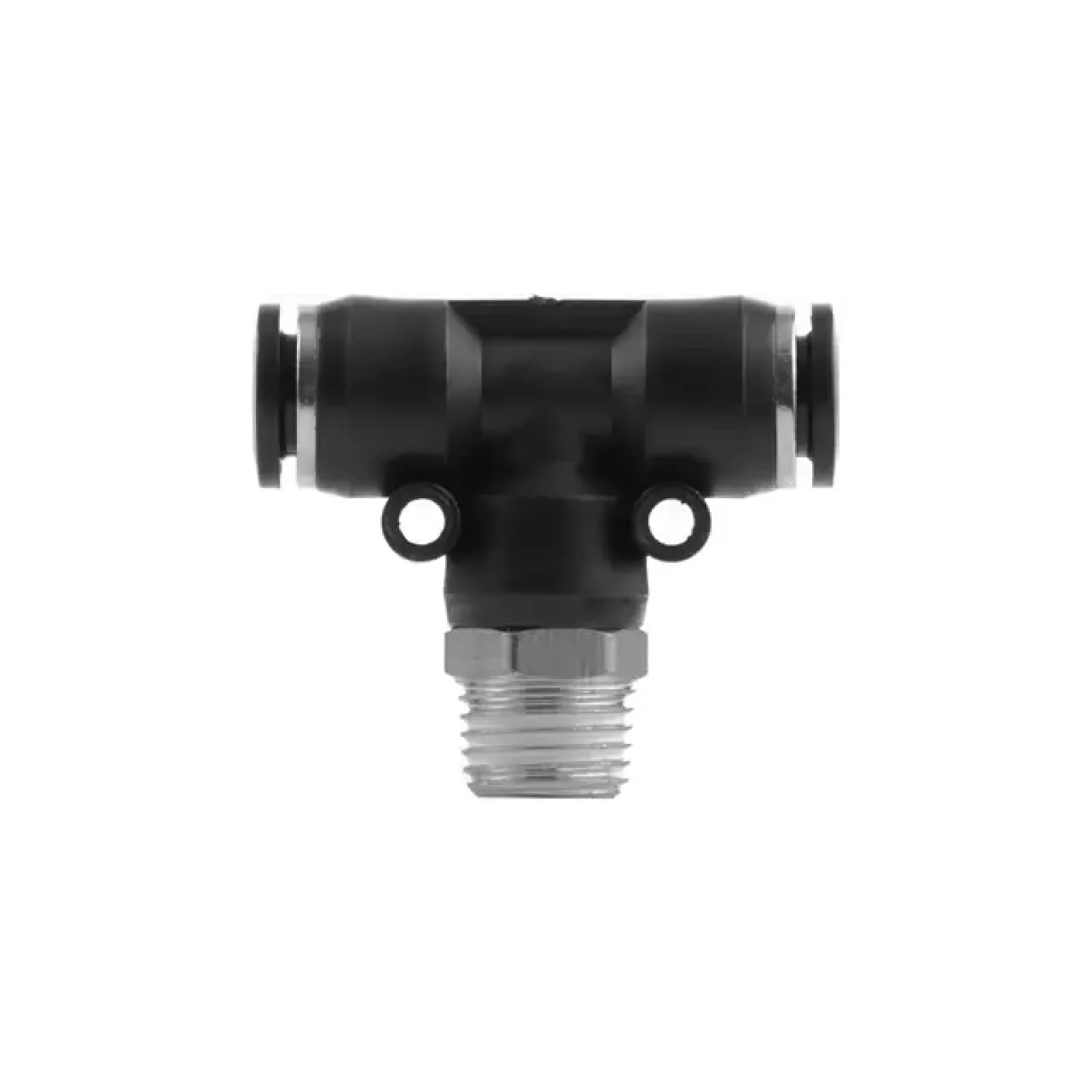 З'єднання цангове Т-образне для поліуретанових та ін. шлангів 8×8 мм, 1/4