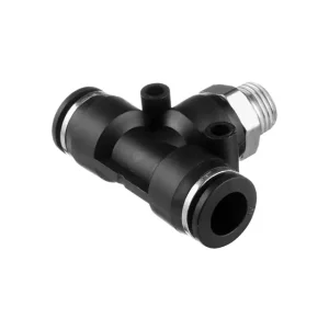 З'єднання цангове Т-образне для поліуретанових та ін. шлангів 10×10 мм, 1/4