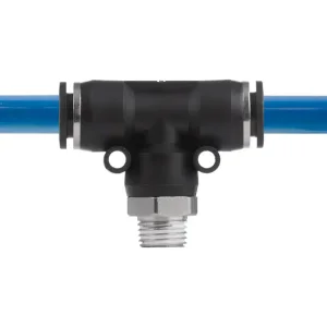 З'єднання цангове Т-образне для поліуретанових та ін. шлангів 10×10 мм, 1/4