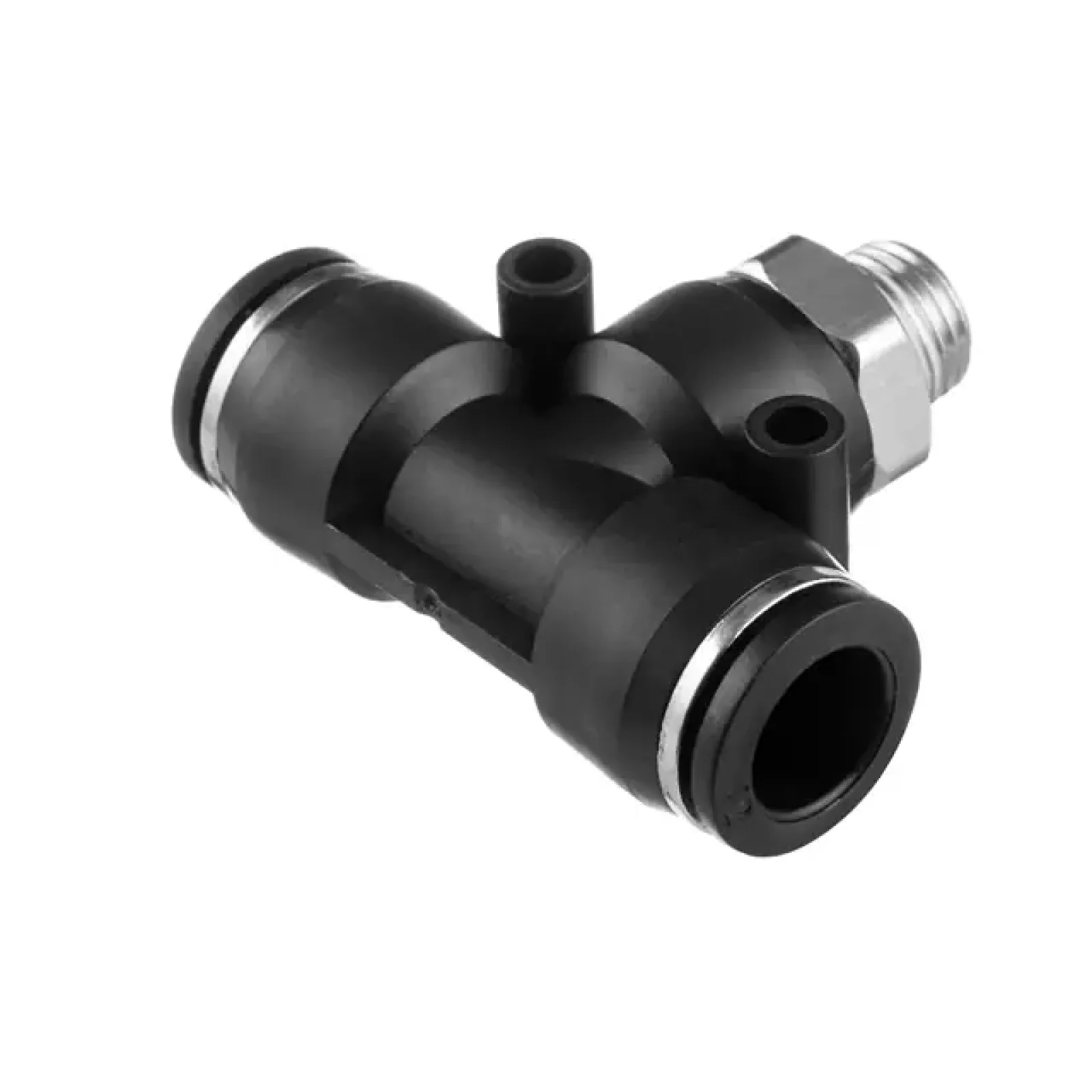 З'єднання цангове Т-образне для поліуретанових та ін. шлангів 12×12 мм, 1/4