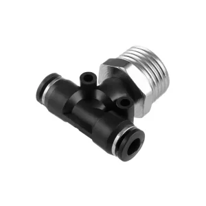 З'єднання цангове Т-образне для поліуретанових та ін. шлангів 6×6 мм, 1/2