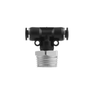 З'єднання цангове Т-образне для поліуретанових та ін. шлангів 6×6 мм, 1/2