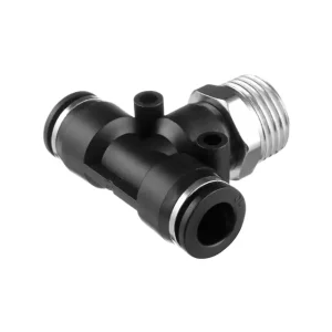 З'єднання цангове Т-образне для поліуретанових та ін. шлангів 10×10 мм, 1/2