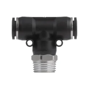 З'єднання цангове Т-образне для поліуретанових та ін. шлангів 12×12 мм, 1/2