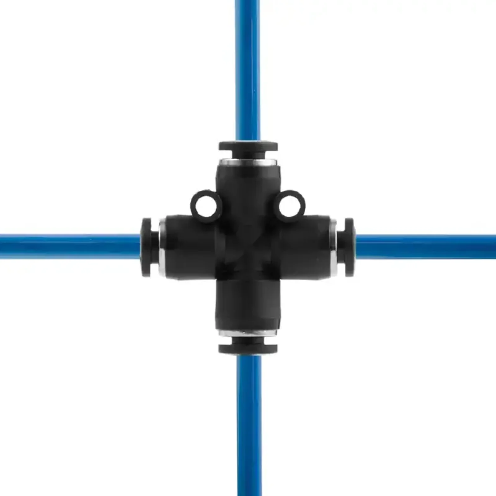 З'єднання цангове Х-образне для поліуретанових та ін. шлангів 4 мм INTERTOOL (PT-2365) UA