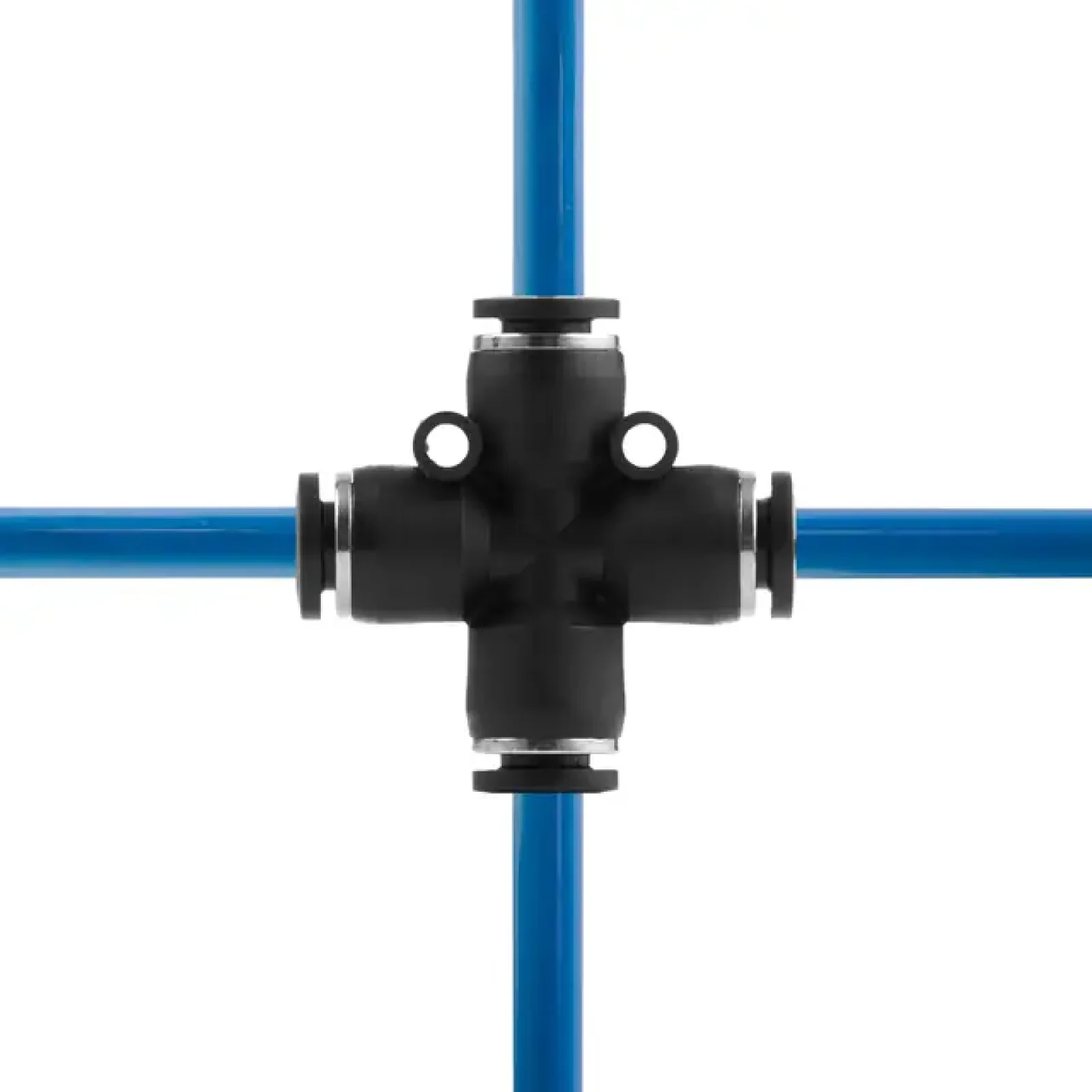 З'єднання цангове Х-образне для поліуретанових та ін. шлангів 6 мм INTERTOOL (PT-2366) UA