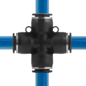 З'єднання цангове Х-образне для поліуретанових та ін. шлангів 12 мм INTERTOOL (PT-2369) UA