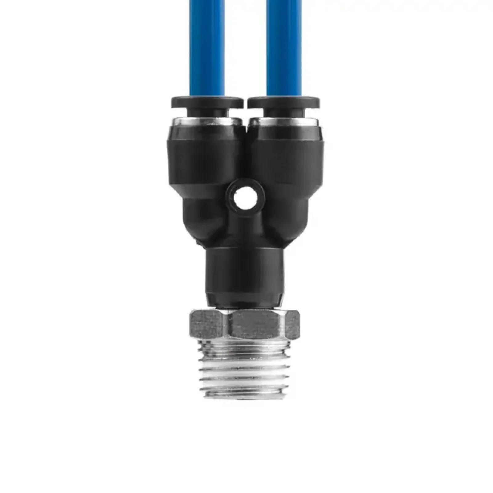 З'єднання цангове Y-образне для поліуретанових та ін. шлангів 4×4 мм, 1/4