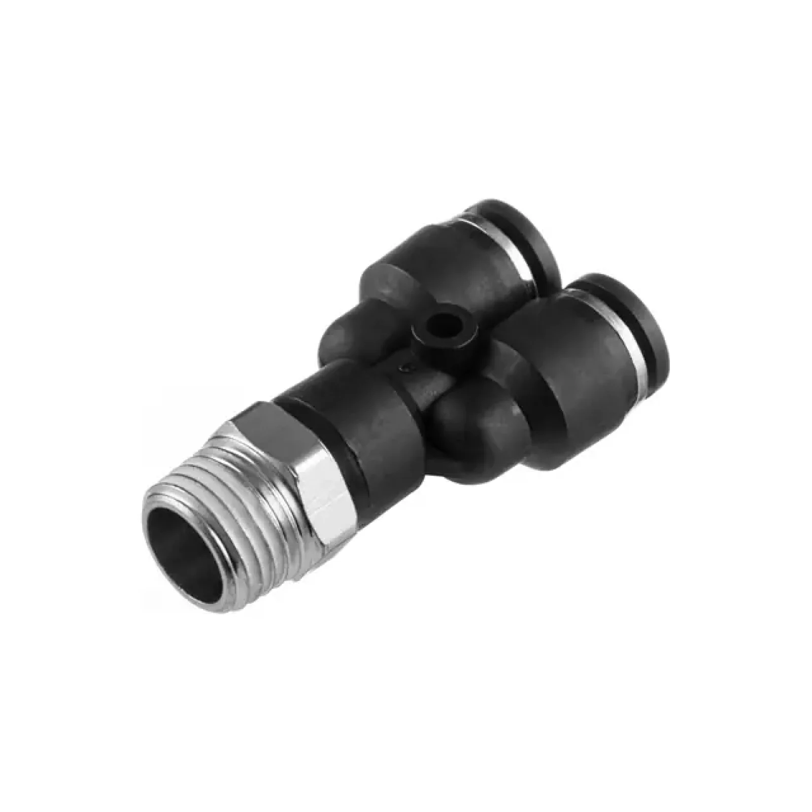 З'єднання цангове Y-образне для поліуретанових та ін. шлангів 6×6 мм, 1/4