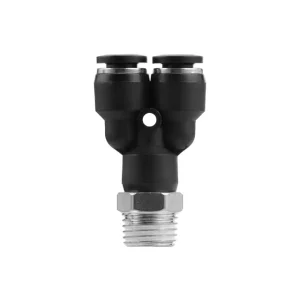 З'єднання цангове Y-образне для поліуретанових та ін. шлангів 6×6 мм, 1/4