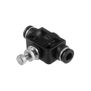 З'єднання цангове пряме з регулятором для поліуретанових та ін. шлангів 6×6 мм INTERTOOL (PT-2396) UA