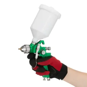 Фарбопульт пневматичний HVLP, форсунка: 1,4 мм, верхній пластиковий бачок: 600 мл, 3 бар INTERTOOL (PT-0118) UA