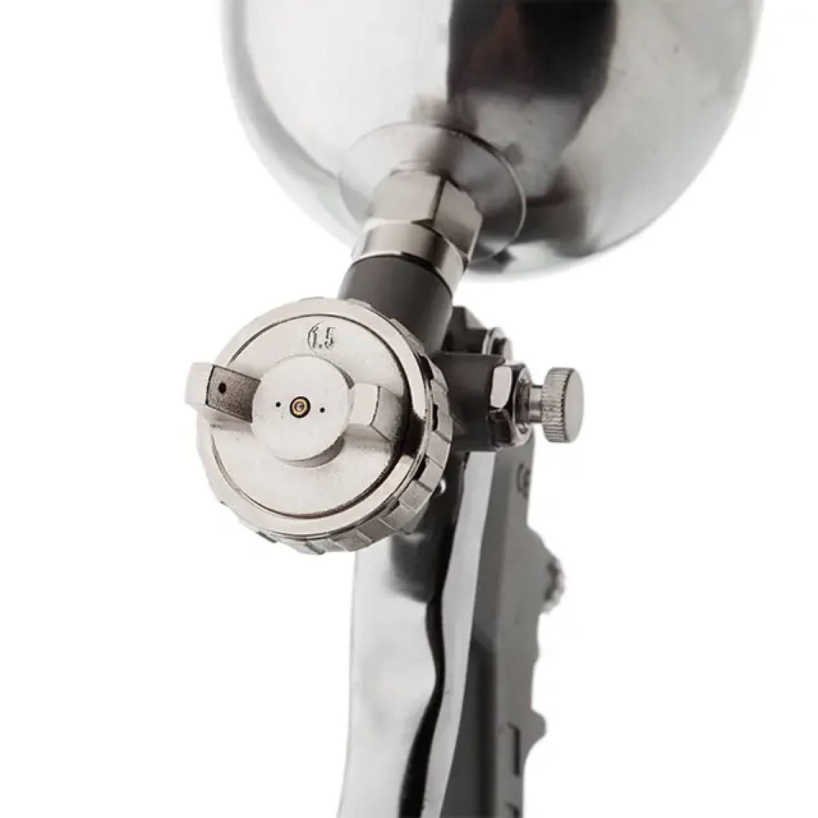 Фарбопульт пневматичний HP, форсунка: 1,5 мм, верхній металевий бачок: 600 мл, 5 бар INTERTOOL (PT-0205) UA