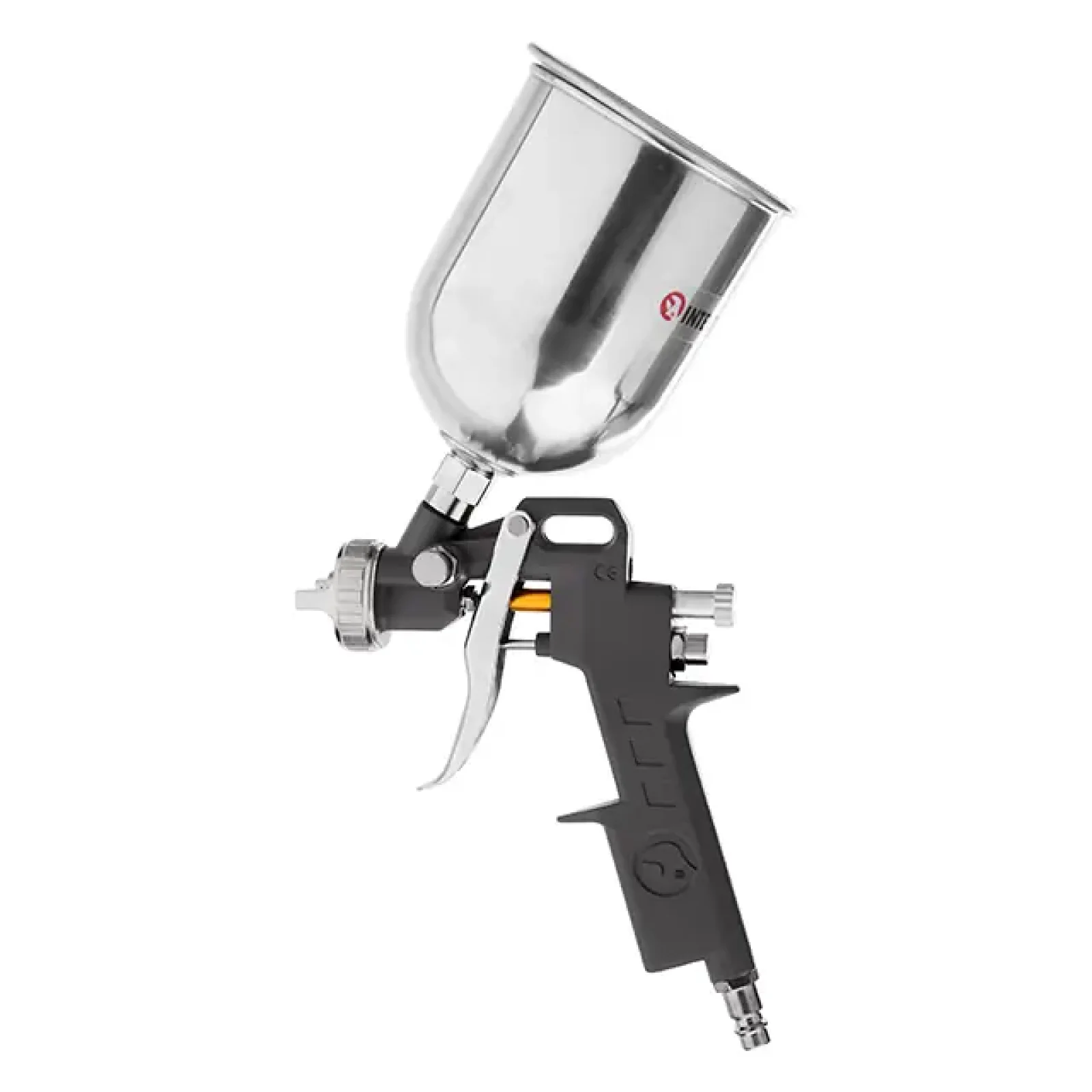 Фарбопульт пневматичний HP, форсунка: 1,5 мм, верхній металевий бачок: 600 мл, 5 бар INTERTOOL (PT-0205) UA