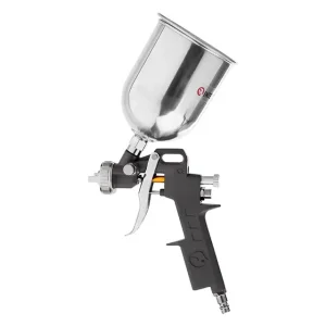 Фарбопульт пневматичний HP, форсунка: 1,5 мм, верхній металевий бачок: 600 мл, 5 бар INTERTOOL (PT-0205) UA