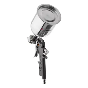 Фарбопульт пневматичний HP, форсунка: 1,5 мм, верхній металевий бачок: 600 мл, 5 бар INTERTOOL (PT-0205) UA