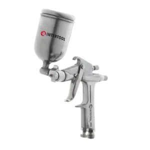 Фарбопульт пневматичний HP MINI, форсунка: 0,5 мм, верхній металевий бачок: 200 мл, 5 бар INTERTOOL (PT-0301) UA