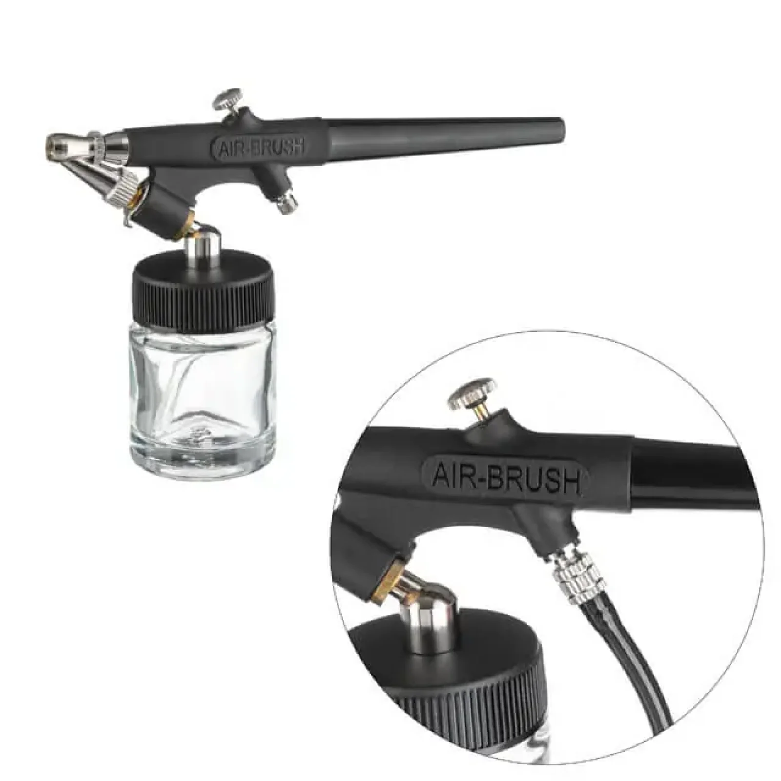 Аерограф міні, 1-3,5 бар, до 60 L/min, набір аксесуарів INTERTOOL (PT-1503) UA