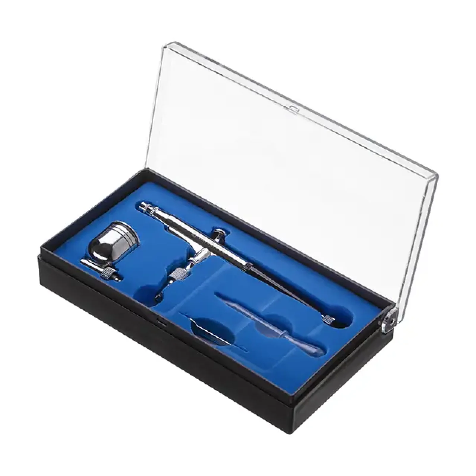 Аерограф міні, 1-3,5 бар, до 50 L/min, набір аксесуарів INTERTOOL (PT-1504) UA