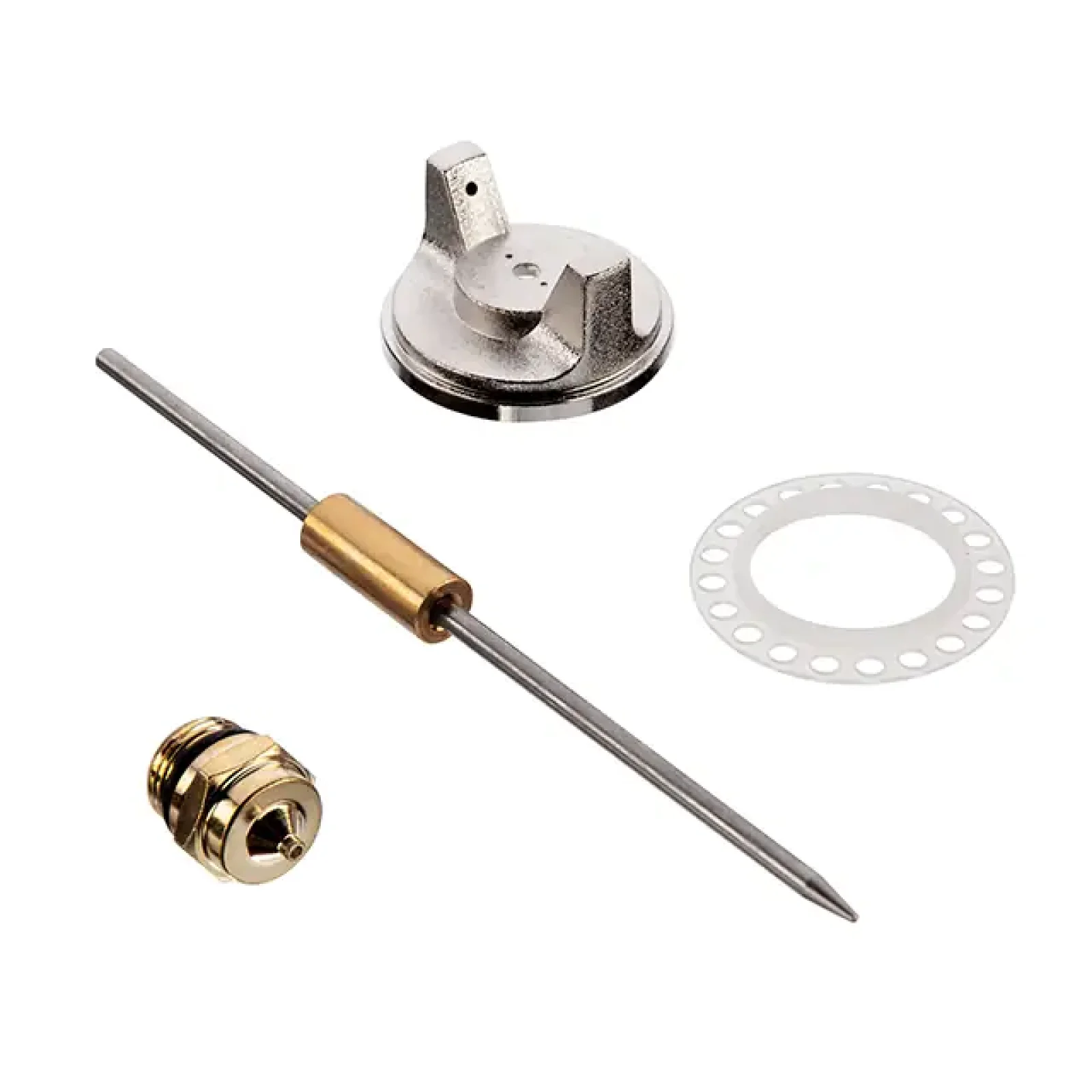 Комплект форсунки 1,5 мм для фарбопультів HP PT-0204, PT-0205, PT-0210, PT-0211 (форсунка, повітряна головка, голка) INTERTOOL (PT-2004) UA