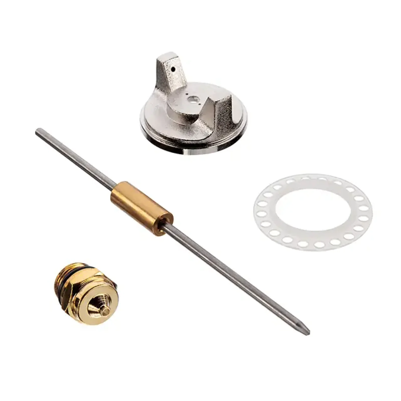 Комплект форсунки 2,2 мм для фарбопультів HP PT-0204, PT-0205, PT-0210, PT-0211 (форсунка, повітряна головка, голка) INTERTOOL (PT-2007) UA