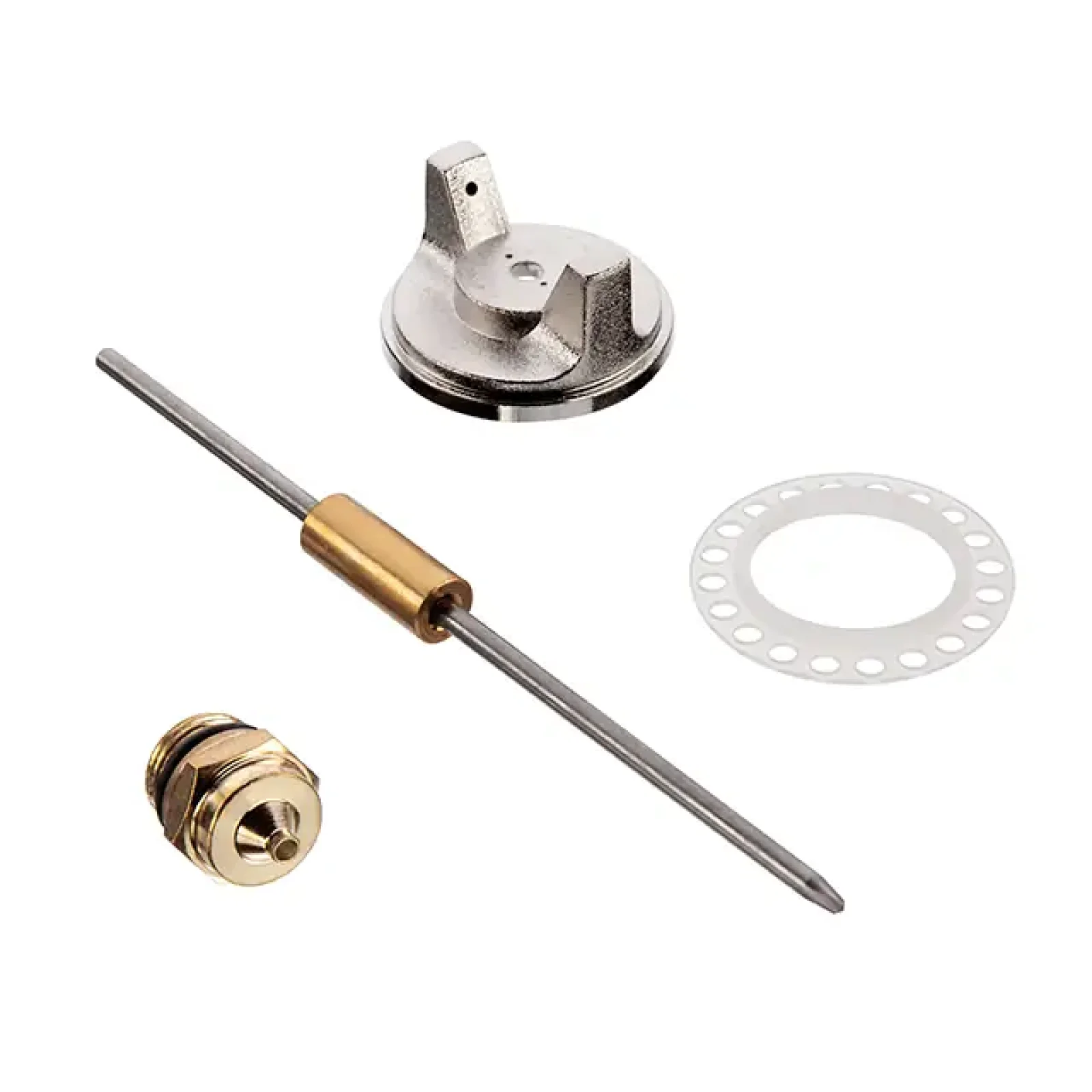 Комплект форсунки 2,5 мм для фарбопультів HP PT-0204, PT-0205, PT-0210, PT-0211 (форсунка, повітряна головка, голка) INTERTOOL (PT-2008) UA