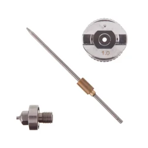 Комплект форсунки 1,0 мм для фарбопульта LVMP mini PT-0129 (дюза, повітряна головка, голка) INTERTOOL (PT-2108) UA