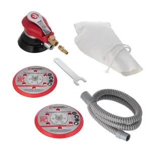 Шліфмашина пневматична ексцентрикова 150 мм, до 6,3 атм, 9000 об/хв, 340 л/хв INTERTOOL (PT-1007) UA