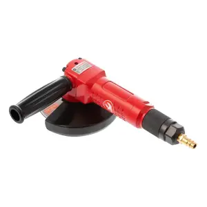 Шліфмашина кутова пневматична, 125 мм, до 6 атм, 11000 об/хв, 140 л/хв INTERTOOL (PT-1202) UA