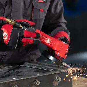 Шліфмашина кутова пневматична, 125 мм, до 6 атм, 11000 об/хв, 140 л/хв INTERTOOL (PT-1202) UA