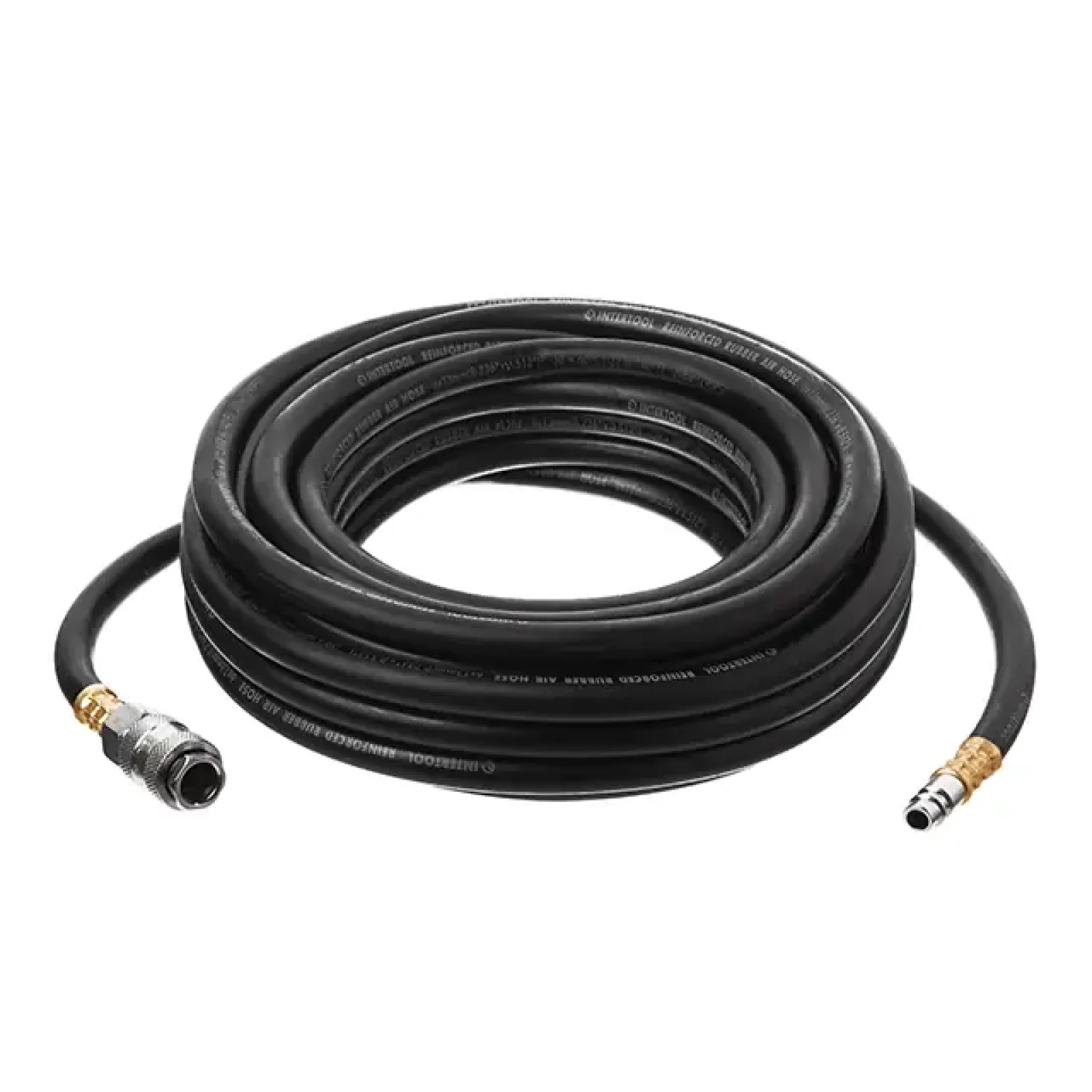 Шланг гумовий повітряний, армований, до 20 атм, 6×13 мм, 10 м, зі швидкороз'ємними з'єднаннями, STORM INTERTOOL (PT-1720) UA