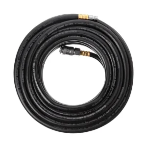 Шланг гумовий повітряний, армований, до 20 атм, 6×13 мм, 20 м, зі швидкороз'ємними з'єднаннями, STORM INTERTOOL (PT-1721) UA