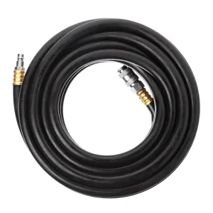 Шланг гумовий повітряний, армований, до 20 атм, 10×17 мм, 10 м, зі швидкороз'ємними з'єднаннями, STORM INTERTOOL (PT-1734) UA