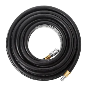 Шланг гумовий повітряний, армований, до 20 атм, 10×17 мм, 20 м, зі швидкороз'ємними з'єднаннями, STORM INTERTOOL (PT-1735) UA