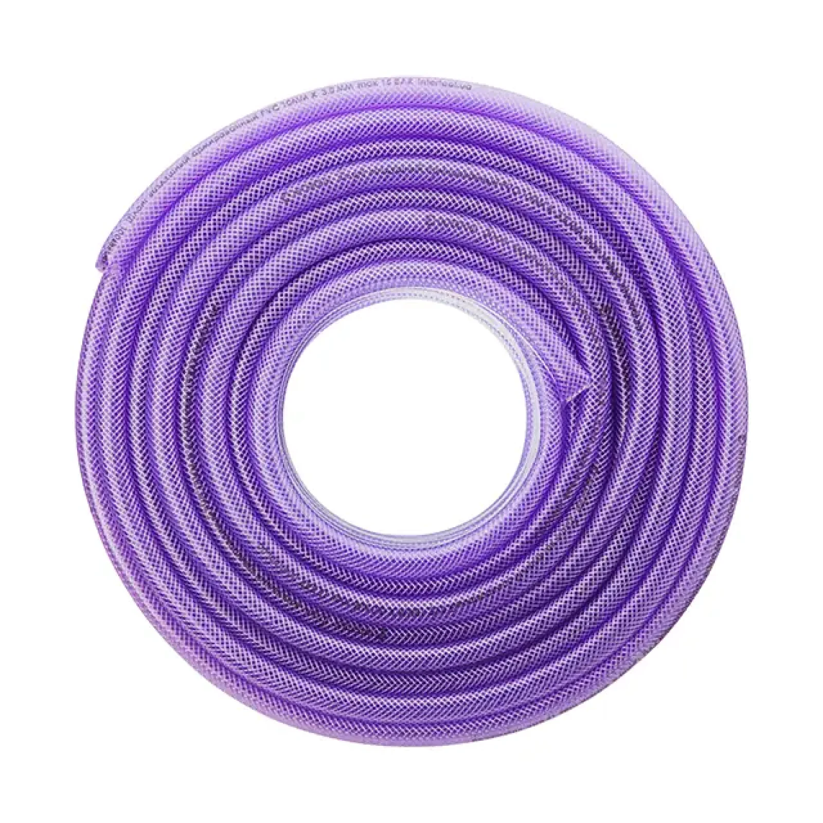 Шланг високого тиску PVC армований, 15 бар, 10×2,5 мм, 50 м INTERTOOL (PT-1742) UA