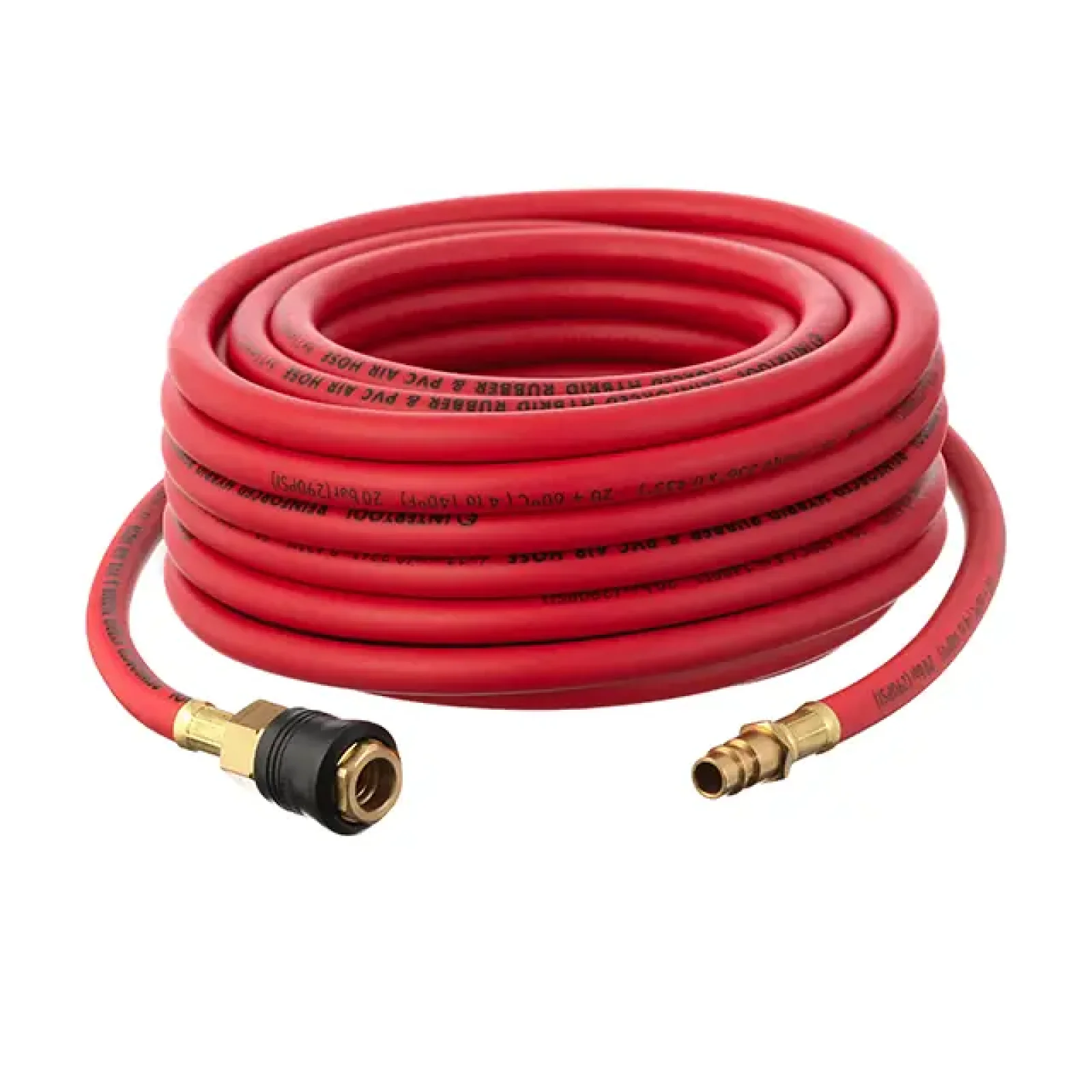 Шланг гібридний, професійний, 20 атм, 6×11 мм, 10 м, з латунними швидкороз'ємними з'єднаннями, STORM INTERTOOL (PT-1761) UA