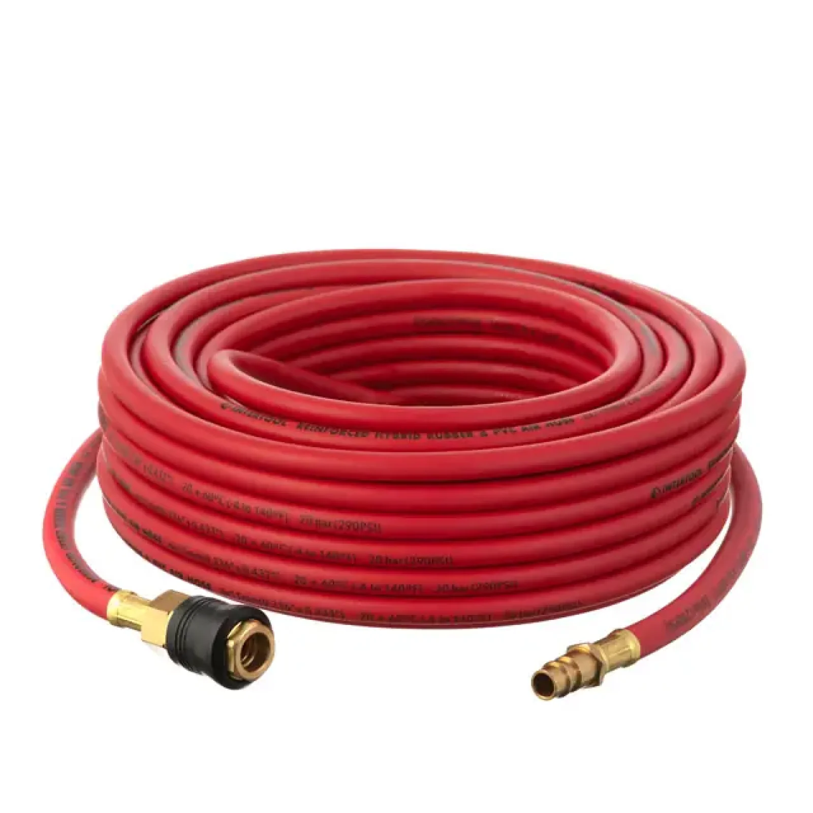 Шланг гібридний, професійний, 20 атм, 6×11 мм, 20 м, з латунними швидкороз'ємними з'єднаннями, STORM INTERTOOL (PT-1762) UA